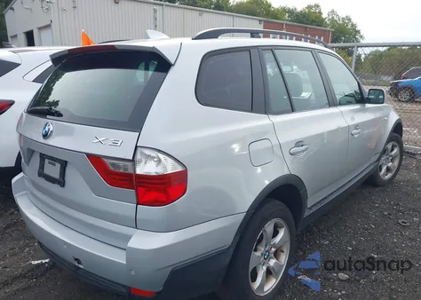 2008 BMW X3 3.0Si из США, поврежденный, VIN WBXPC93498WJ05768